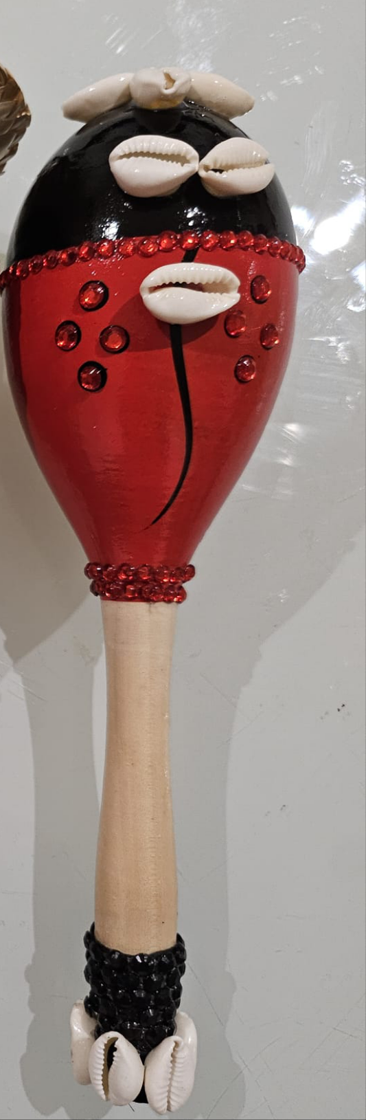 MARACA ELEGGUA DECORADA