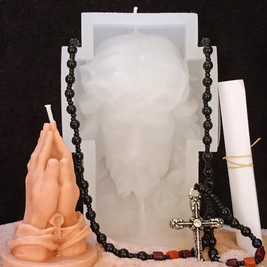 KIT VELAS PETICIONES DIFÍCILES+ORACIÓN Y ROSARIO