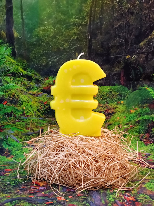 VELA EURO 11 CM ( Amarillo)