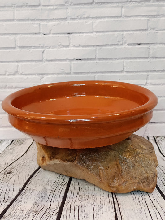 CUENCO DE BARRO 15CM (cazuela rustico)